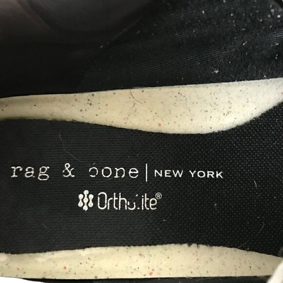 rag & bone Black RB Legacy Sneakers In Black Size 40 (US 9.5) - Picture 9 of 9